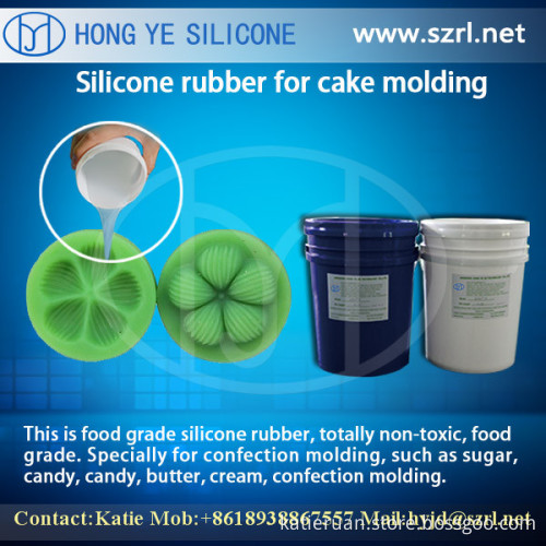 Platinum food grade silicone rubber for cup cake mold making to Europe